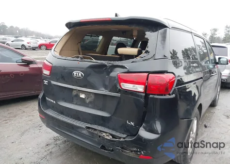 2017 Kia Sedona Lx из США, поврежденный, VIN KNDMB5C15H6266653